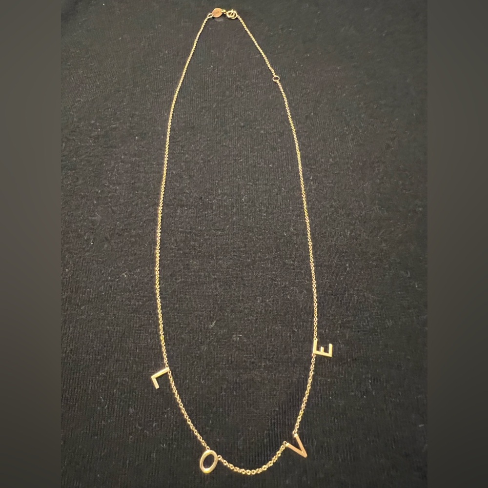 Zoe Lev 14K Yellow Gold Love Chain